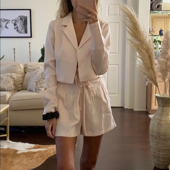 Showpo. Pants - Pale pink set